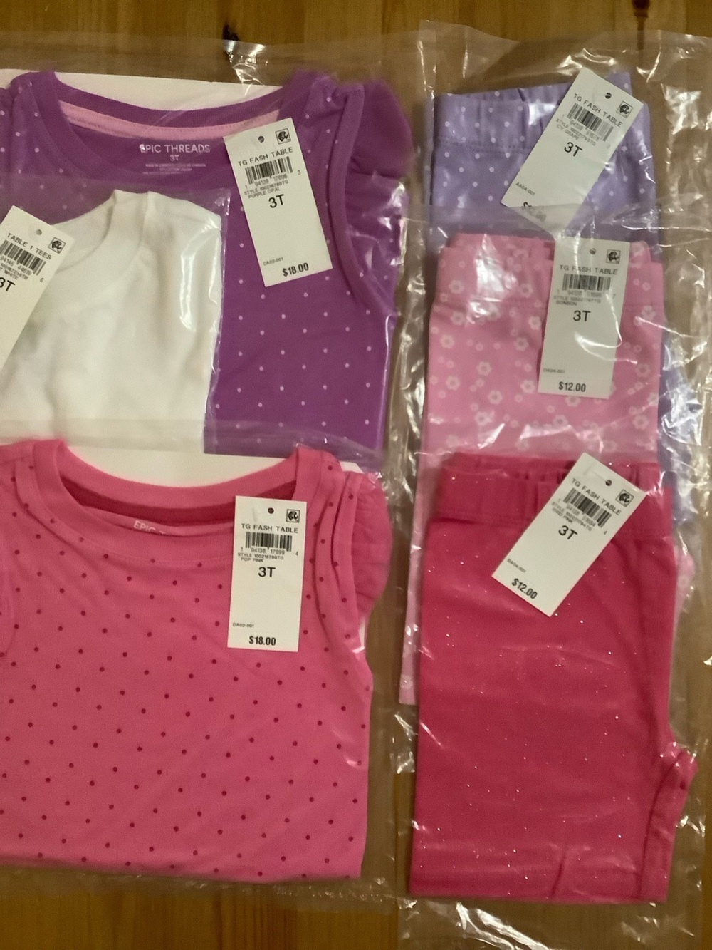 Epic Threads ~Girls 3T~6pcs.